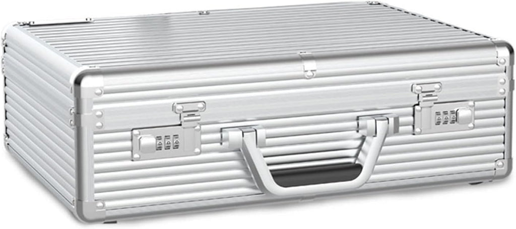GENERIC Boîte à Outils Multifonction En Aluminium, Boîte à Outils Rigide, Mallette De Rangement Portable, Boîte à Outils, étui De Transport, PC, Appareil Photo, équipement, Organisateur, Coffre, Boî