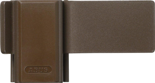  ABUS Additional Window Lock SW10 - Window Lock To Be Assembled Without Drilling The Window Frame - Security Level 4 - 10446 - Brown