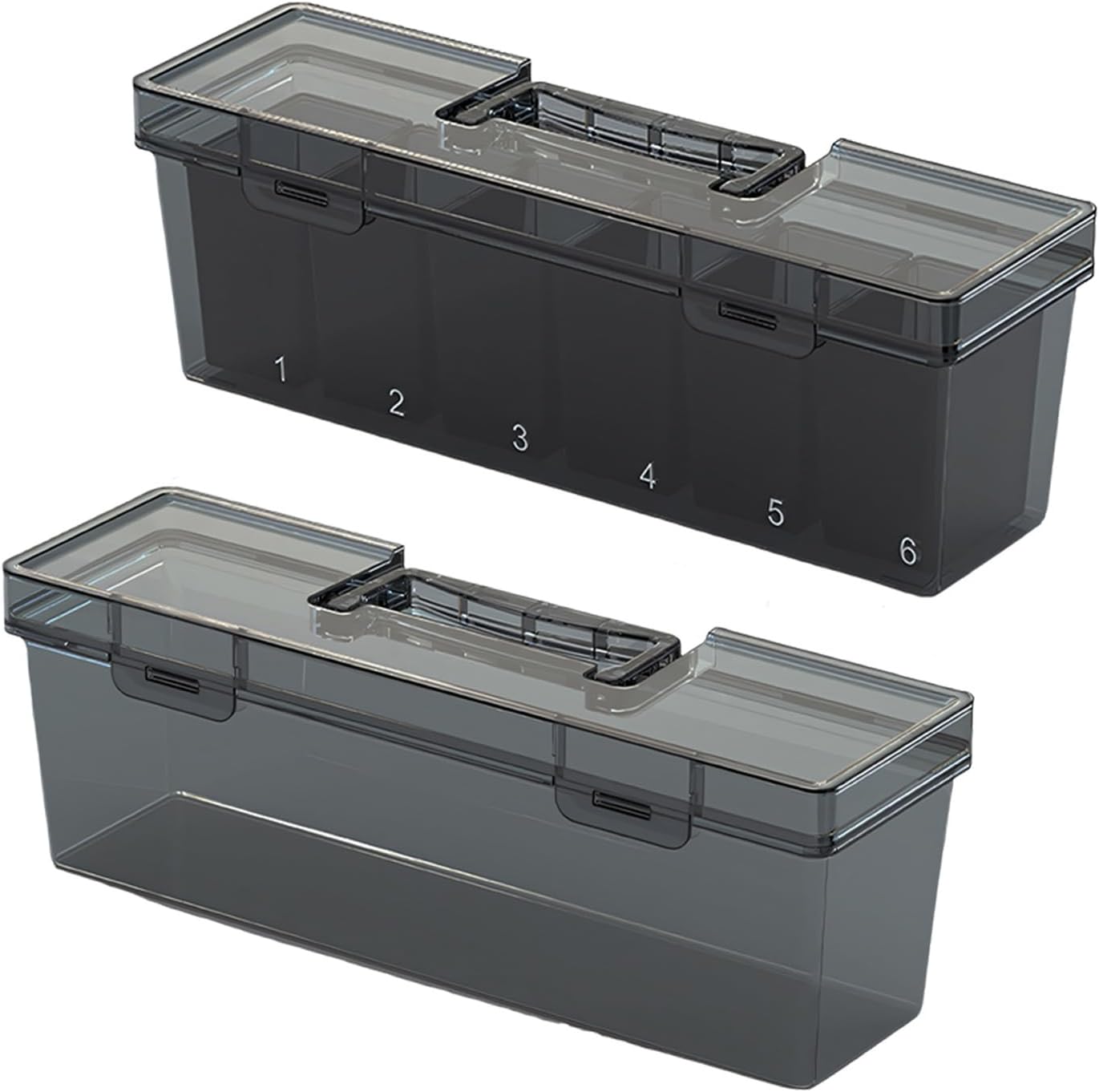  Boîte De Rangement Portable Avec Libération Statique Pour Petits Articles De Matériel, Design Transparent Et Matériaux Robustes. Organisateur De Pièces Transparentes