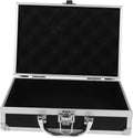  Gatuida Mallette En Alliage D'aluminium Verrouillable Multifonction Poignée Renforcée, Petite Boîte à Outils Portable Noire 23x16x7cm, Rangement Atelier Et Transport Sécurisé
