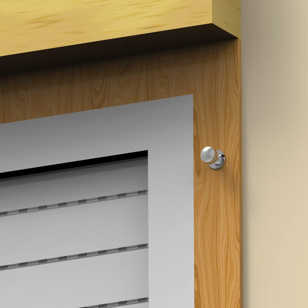  Amig - Goupille De Verrouillage Pour Fenêtres Courroies En Bois Ou Aluminium Mod.40 | Convient Pour Sécuriser Les Stores | Fermeture De Sécurité Zamak Finition Noire | Dimensions : Ø 30 X 152 Mm
