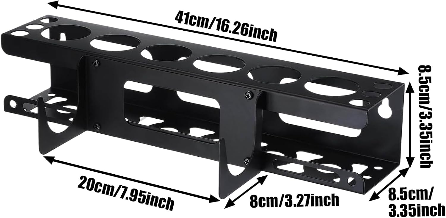  Support De Tube De Calfeutrage Mural Robuste, 42 Cm, Rangement De Calfeutrage Manuel Pour Ouvriers Du Bâtiment, Rénovateurs, Bricoleurs, Personnel D'entretien, Améliorateurs De La Maison