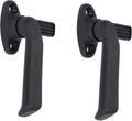  AB Tools Lot De 2 Loquets à Levier De Fenêtre Gauche En Polypropylène Noir