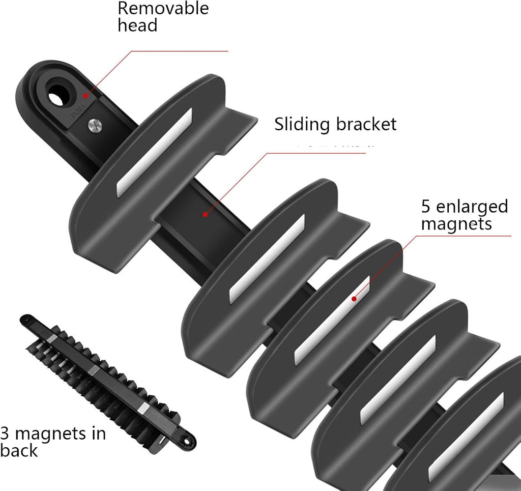 GENERIC Organiseur De Clés Magnétique, Support De Rangement Pour Outils, Boîte à Outils Polyvalente, Support Robuste, Idéal Pour Les Passionnés, L'organisation D'atelier Et De Garage