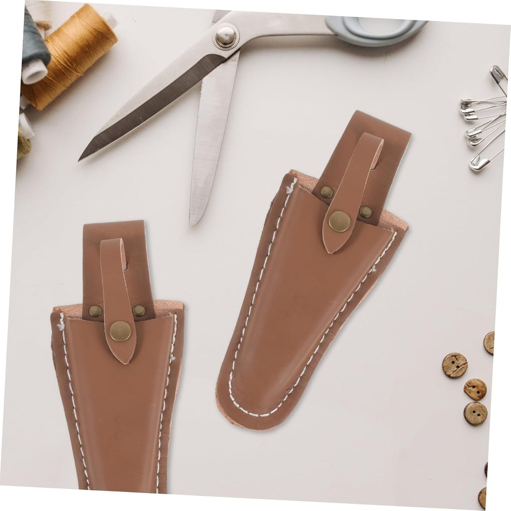  Toyvian 2 Pièces Étui Pour Ciseaux De Jardin Porte-sécateur En Cuir Pour Outils De Jardinage Et Taille D'arbres Protection Pour Ciseaux De Clip à Main