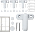  Verrou De Sécurité Pour Fenêtre – Serrure De Sécurité Pour Porte Coulissante – Robuste En D'aluminium Pour La Prévention Des Cambriolages, Sécurité Des , Maison