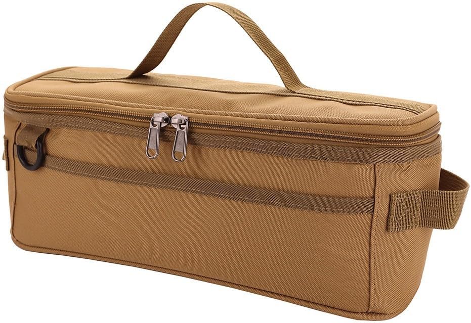  Sac De Rangement Pour Piquets De Tente De Camping, Sac De Transport Robuste En Tissu Oxford Pour Piquets, Clous, Outils De Corde, Sac Fourre-tout En PVC Résistant à L'humidité Avec