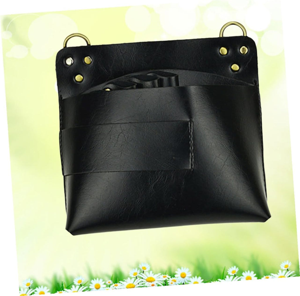  Healeved Sac Banane Porte-outils Pour Coiffeurs Sac à Outils Avec Organisateur De Ciseaux Pour Peignes Et Pinces Noir