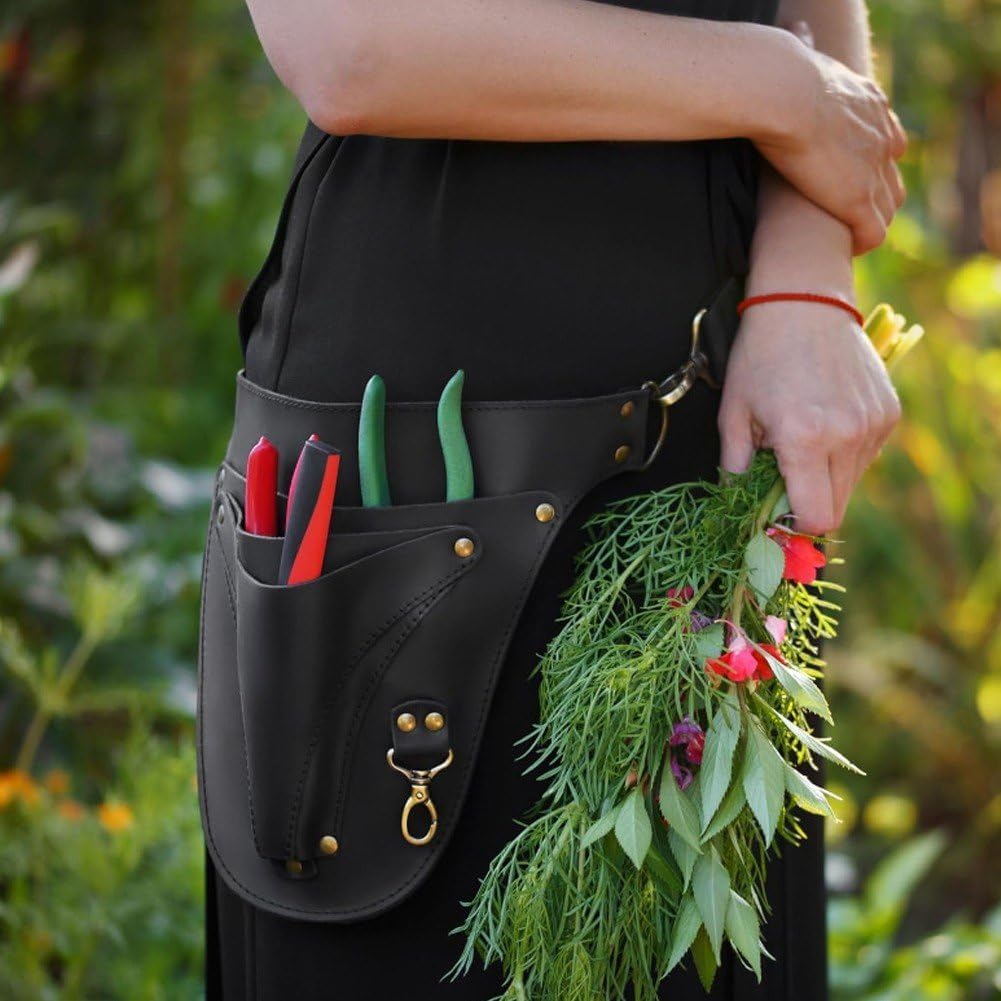  À Outils De Jardin En Cuir, Ceinture De Travail Réglable, À Outils Professionnel Pour Bricoleur, Électriciens Charpentiers