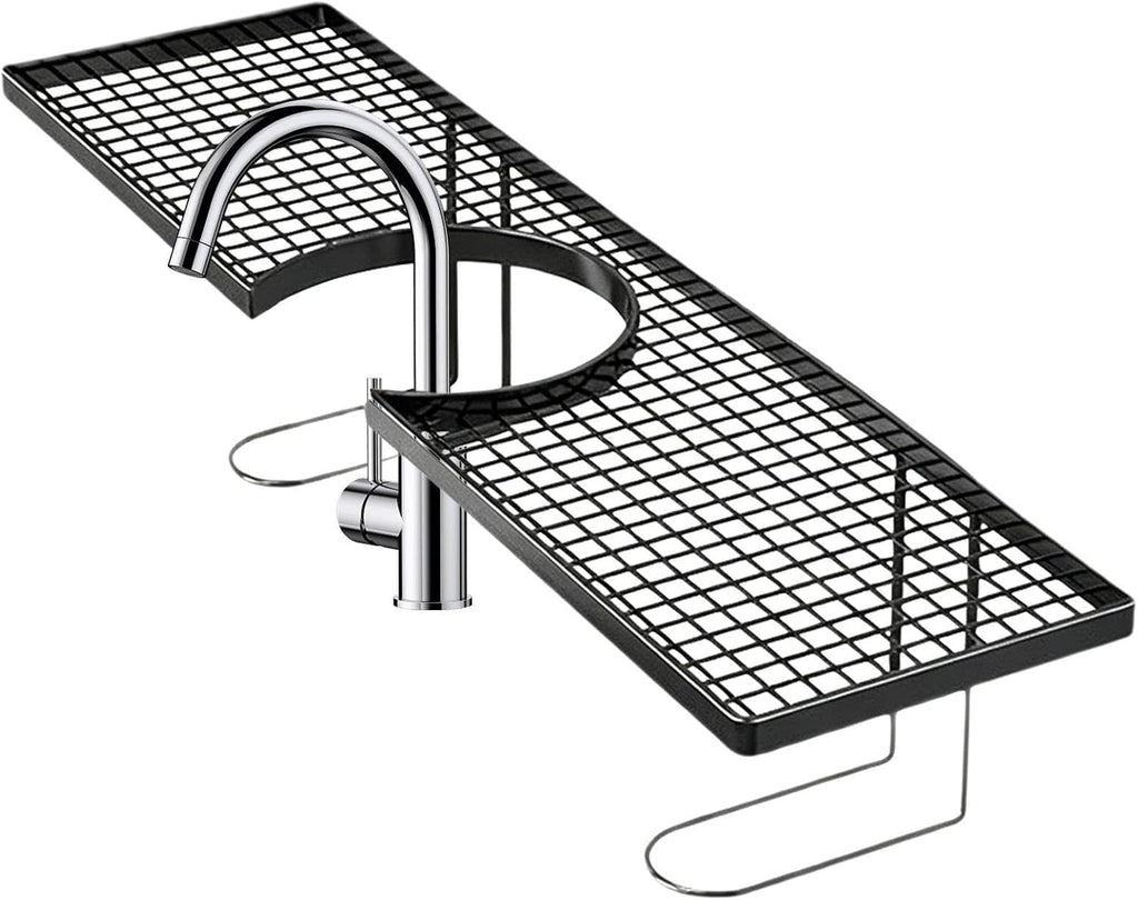 GENERIC Rangement Pour Robinet D'évier | Étagère De Vidange Sans Perçage, étagère Au-dessus De L'évier | Pour Maison, Appartement, Dortoir, Hôtel, Restaurant, Salle De Bain, Salle De Bain, Lavabo