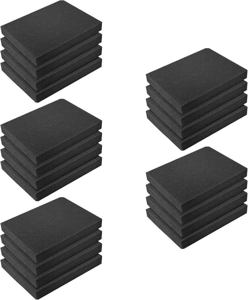  Lot De 4 Organiseurs De Boîte à Outils Légers En Mousse Pour Valises D'avion, Tiroirs, Outils De Rangement, étui De Protection, Inserts En Mousse