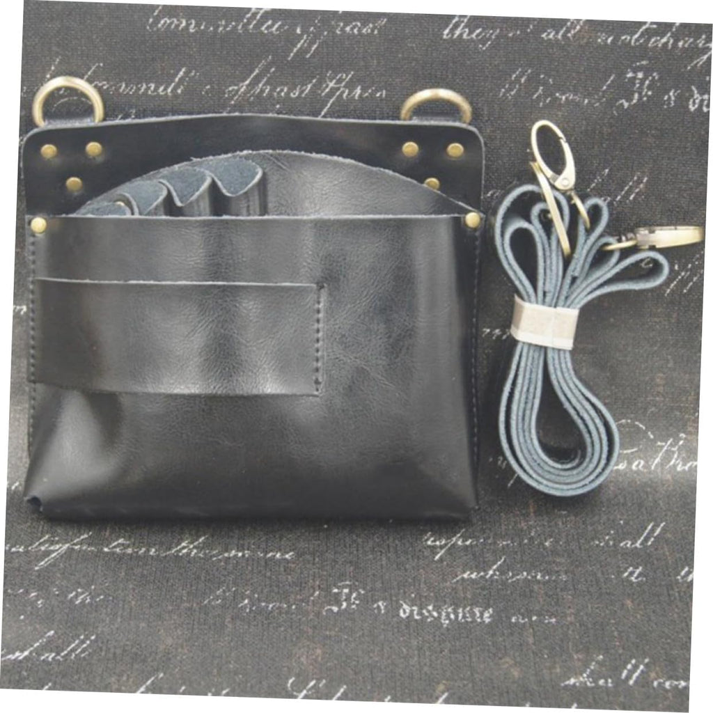  Healeved Sac Banane Porte-outils Pour Coiffeurs Sac à Outils Avec Organisateur De Ciseaux Pour Peignes Et Pinces Noir