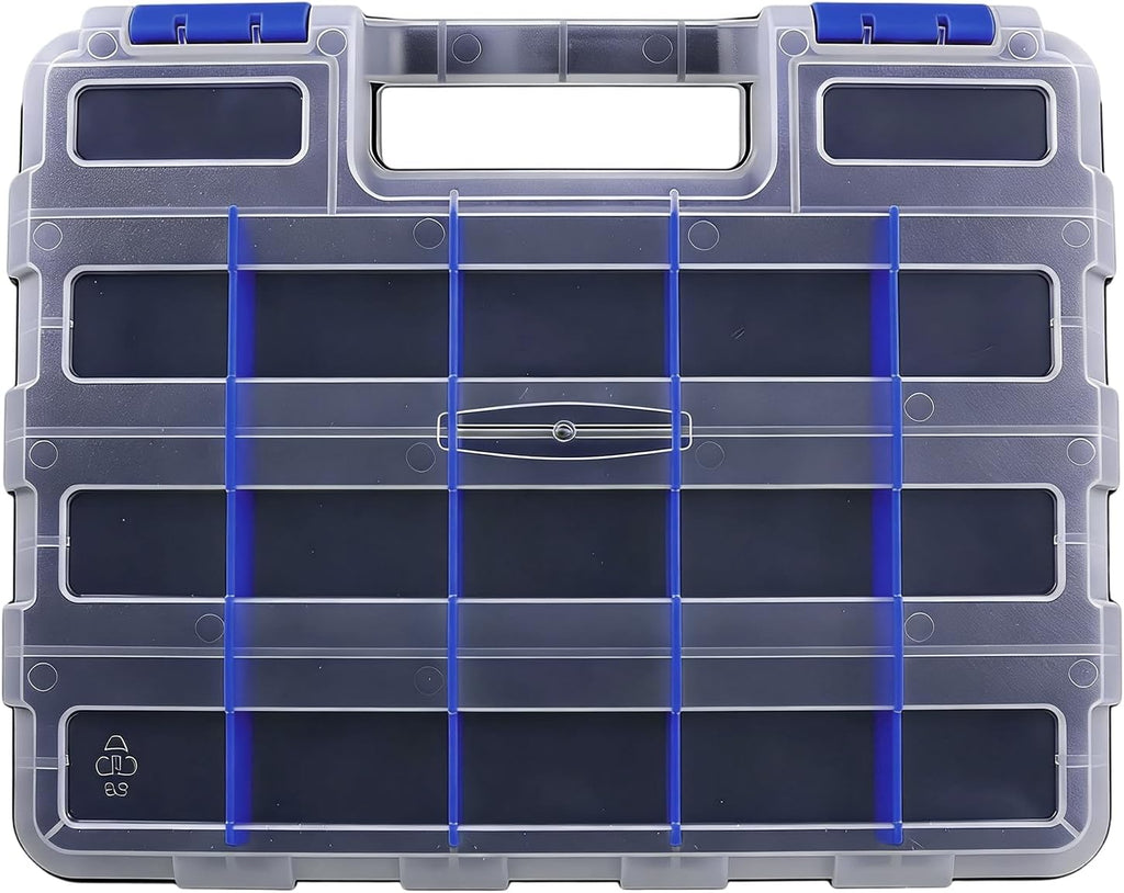  Organiseur De Vis | 34 Compartiments – Boîte à Outils De Rangement Pour Petites Pièces, Boulons, Clous, Perles, Bijoux, Articles De Pêche, Composants électroniques, Garage, Atelier, Bureau