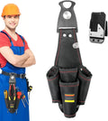  Sac à Outils D'Électricien | Grand Organiseur De Rangement Multifonction - Porte-outils De Ceinture | Pour Bricoleur, Entrepreneur, Mécanicien, Plombier, Menuisier,