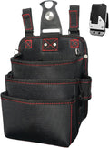  Pochette De Travail Pour Homme – 3 Couches Imperméable Oxford Sac à Outils Pour Le Travail, Charpentier, Jardin, Mécanicien, Moto, Voyage, Noël, électricien, Construction