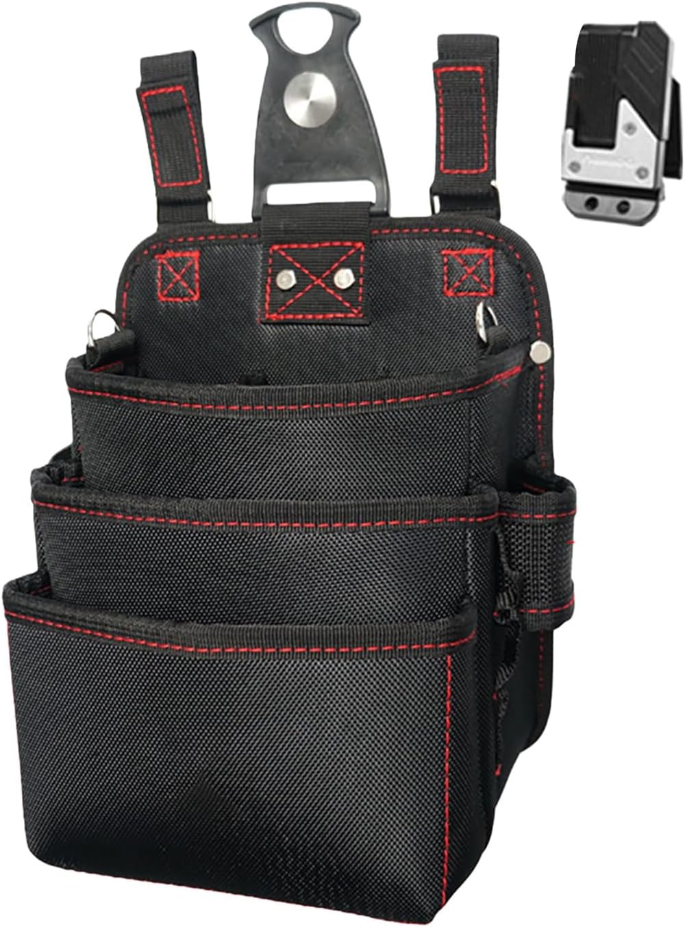  Pochette De Travail Pour Homme – 3 Couches Imperméable Oxford Sac à Outils Pour Le Travail, Charpentier, Jardin, Mécanicien, Moto, Voyage, Noël, électricien, Construction