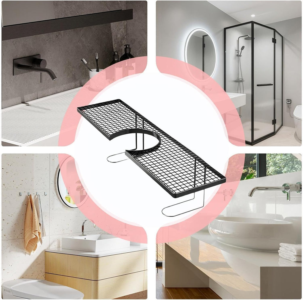 GENERIC Rangement Pour Robinet D'évier | Étagère De Vidange Sans Perçage, étagère Au-dessus De L'évier | Pour Maison, Appartement, Dortoir, Hôtel, Restaurant, Salle De Bain, Salle De Bain, Lavabo