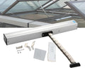 Electric Window Opener Actuator, Motorized Window Opener And Chain Closure 24V With Remote Control And Switch, 300mm-800mm For Skylights And Roof Vents