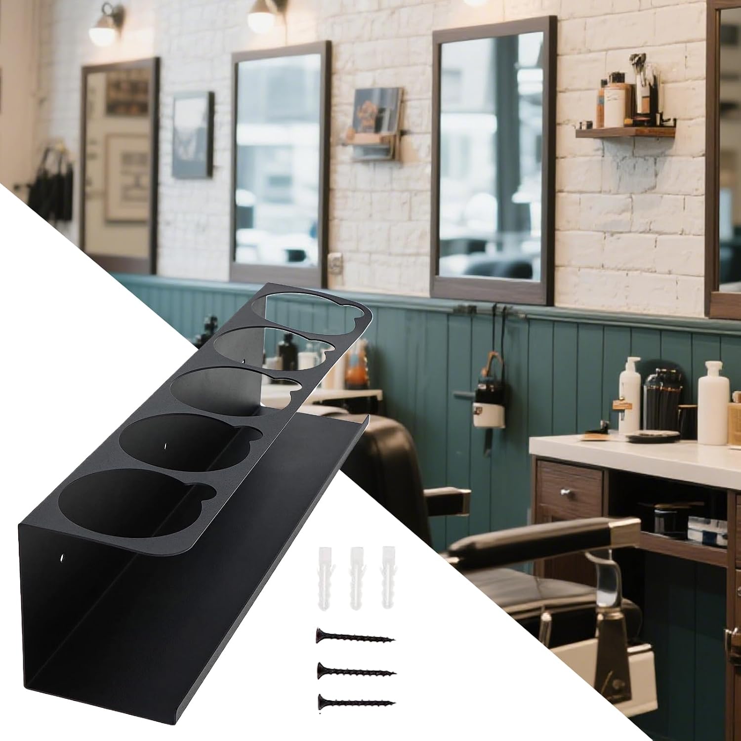 GENERIC Support De Tube De Calfeutrage – Rangement Mural D'atelier – Support De Flacon Pulvérisateur Monté Sur Table Pour Clé, Tournevis, Pour Atelier, Garage, Maison