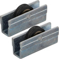  Amig - Roulement Fenêtre Coulissante | Lot De 2 Unités | Taille 39 X 16 Mm | Boîtier Métallique Et Roulement à Billes | Conçu Pour Les Fenêtres Coulissantes | Aluminium