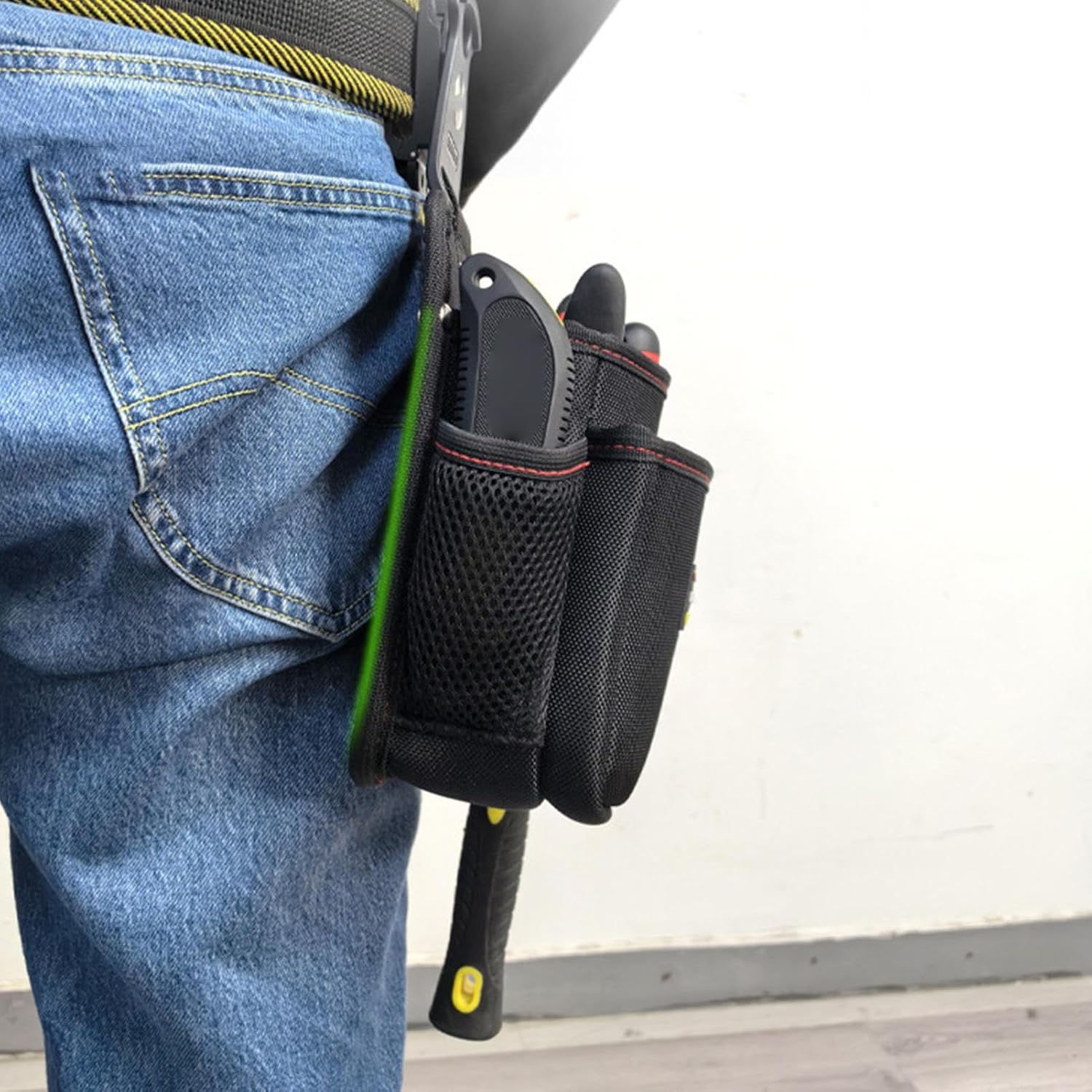  Pochette à Outils Électriques | Sac De Waist De Maintenance - Sac Ceinture Imperméable Multi-Outils Porte-Outils Pour Travaux Intérieur Extérieur Soudage Peinture Toiture Pêche Voyage