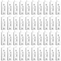  Loquet De Fenêtre Pour Pièces Et Quincaillerie De Fenêtre En Plastique, à Ressort, Espacement Central Des Trous De 5,1 Cm (blanc, 40 Pièces)