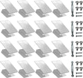  Window Fasteners | Window Clips | Window Shutter Clips, Window Protection Clips, Reusable Storm Clip Fasteners, Concrete Window Hardware, Window Shutter Clips