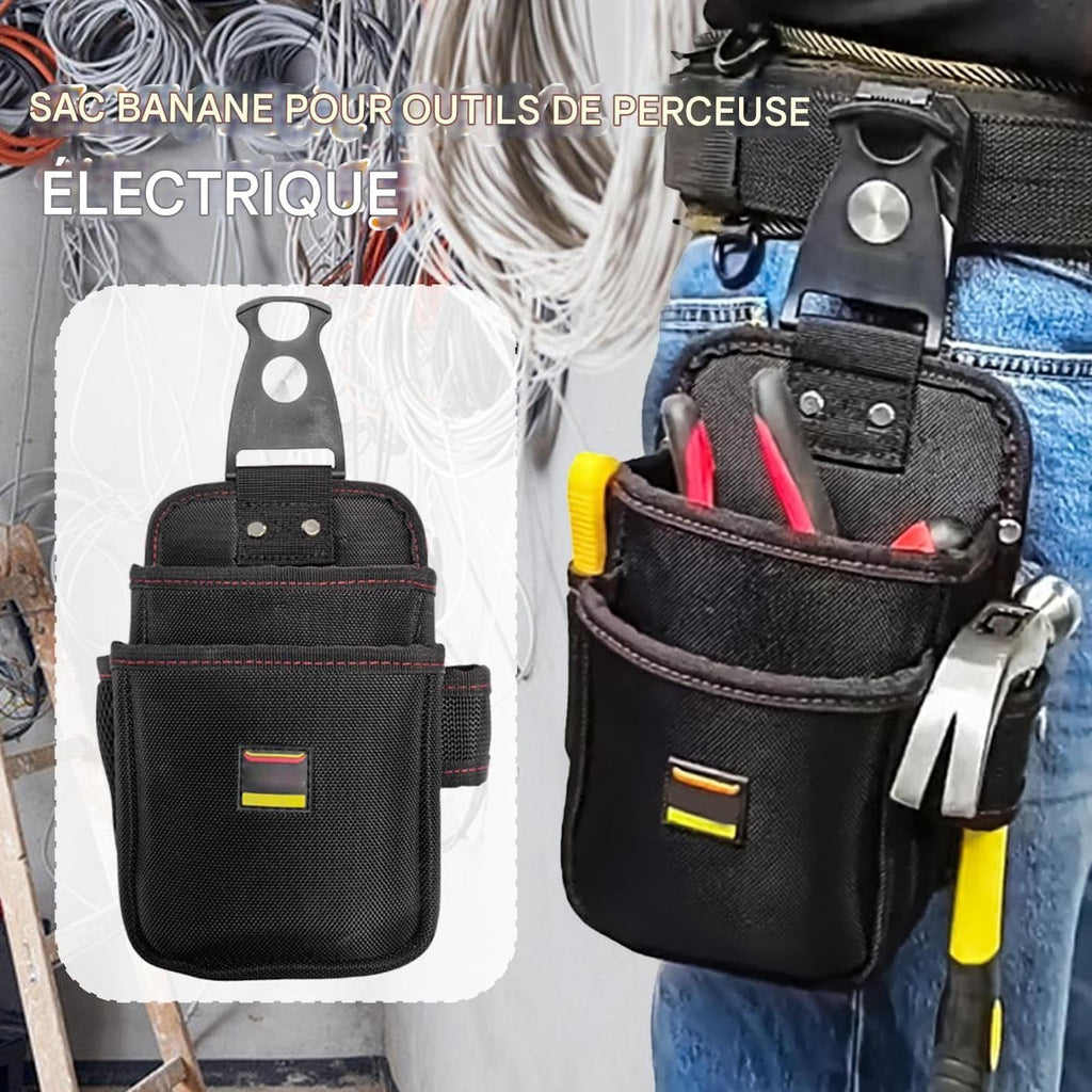  Pochette à Outils Électriques | Sac De Waist De Maintenance - Sac Ceinture Imperméable Multi-Outils Porte-Outils Pour Travaux Intérieur Extérieur Soudage Peinture Toiture Pêche Voyage