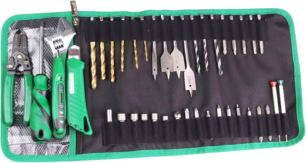  Sac à Outils Portable Pour Embouts De Tournevis Avec Compartiment En Maille Zippée Sécurisé Pour Techniciens Et Amateurs De Technicien Professionnel