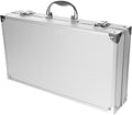  YARNOW Mallette Rigide En Alliage D'aluminium Blanche Grosse Capacité, Légère Et Facile à Transporter, Pour Outils Et Usage Extérieur
