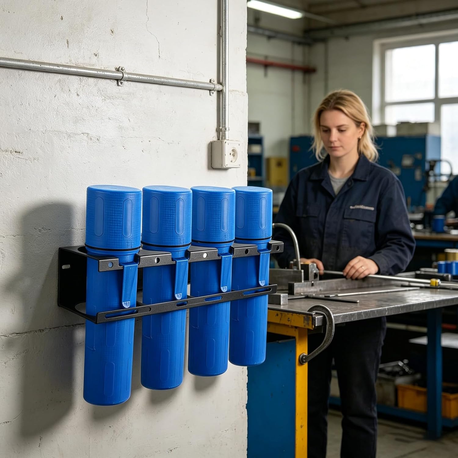  Support De Soudure En Métal, Organiseur De Présentoir Robuste, étagère De Rangement Avec Plusieurs Emplacements, Récipient En Fer Stable Pour L'organisation D'atelier, Support D'électrodes Au Design