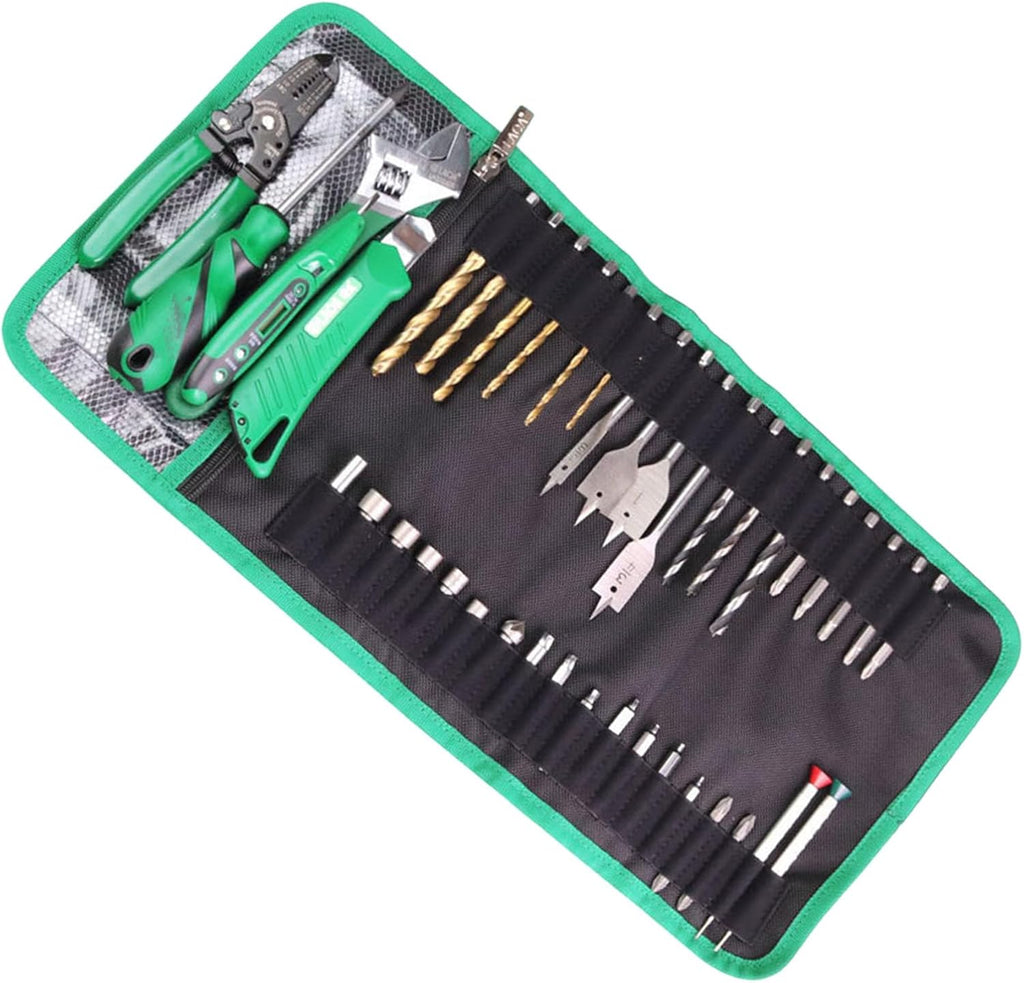  Sac à Outils Portable Pour Embouts De Tournevis Avec Compartiment En Maille Zippée Sécurisé Pour Techniciens Et Amateurs De Technicien Professionnel