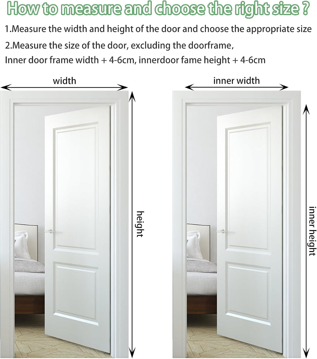  Mosquito Net Window 192 X 192 Cm Anti-Mosquito Door Curtain Automatic Closure Magnetic Seal For Balcony, Basement, Terrace Doors, Black