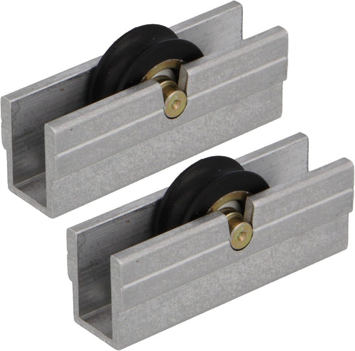  Amig - Roulement Fenêtre Coulissante | Lot De 2 Unités | Taille 39 X 14 Mm | Boîtier Métallique Et Roulement à Billes | Conçu Pour Les Fenêtres Coulissantes | Aluminium