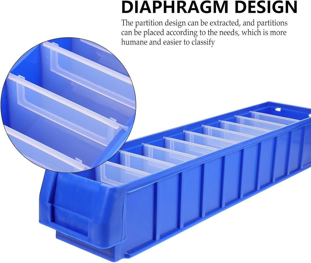  Ciieeo Boîte De Rangement Pour Vis En Polyéthylène Légère Compartiments Modulables, Pour Atelier Et Organisation Des Outils