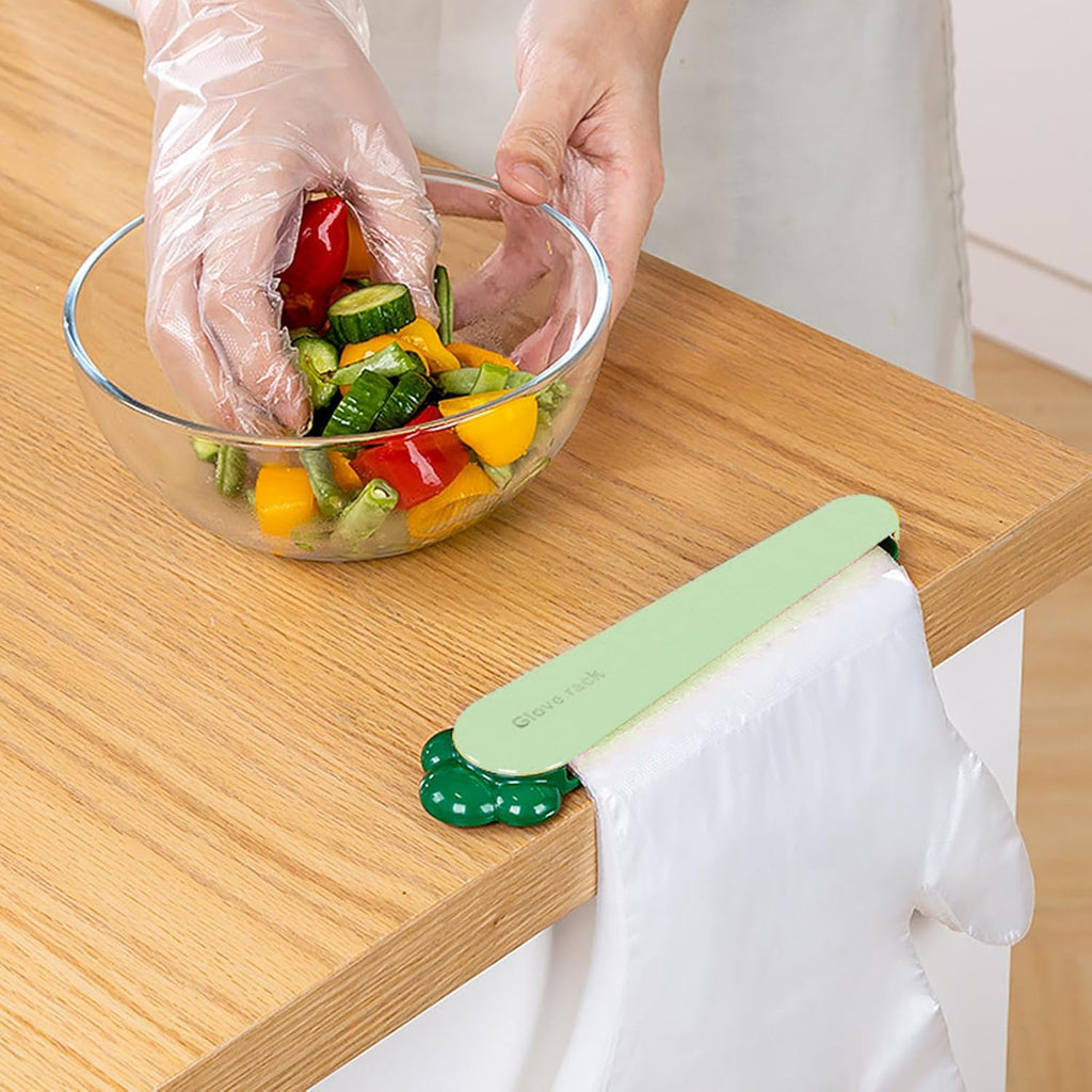 GENERIC Support Mural Pour Gants En Forme De Carotte, Rangement Multifonction Peu Encombrant Pour Portes De Réfrigérateur, Murs De Cuisine, Organisation De La Maison, 20 X 2 Cm