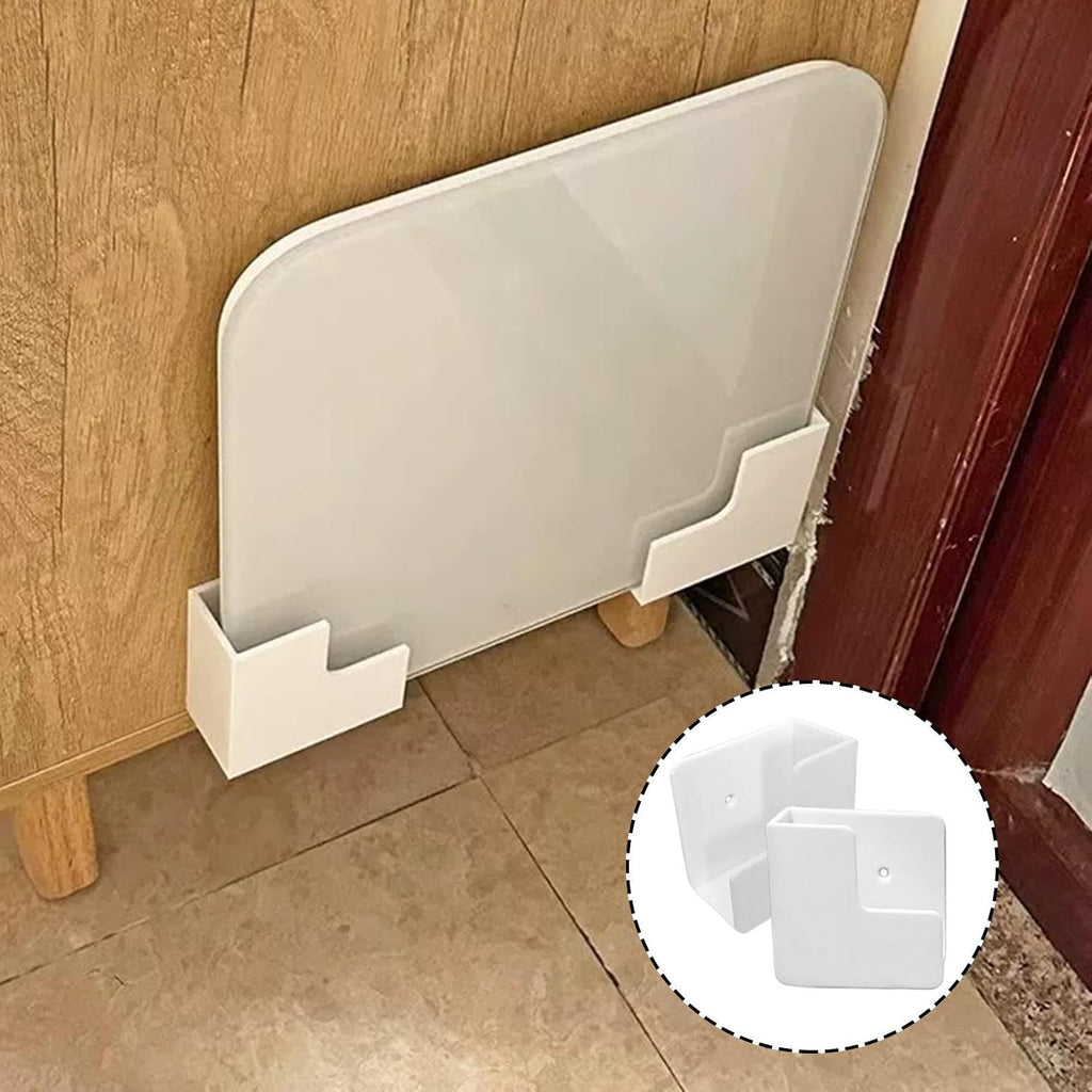 GENERIC Support Autocollant Pour Balance De Salle De Bain, Peu Encombrant, Sans Perçage, Support Pour Maison, Chambre, Armoire, Salon, Salle De Sport, Dortoir Et Cuisine, 10 Cm