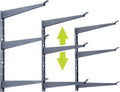  Delta Cycle Étagère De Rangement En Bois Robuste Pouvant Supporter Jusqu'à 326,6 Kg – Étagère Large à 3 Niveaux Avec Bras Entièrement Réglables – Solution De Rangement Pour Garage