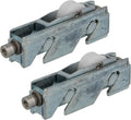  Amig - Roulement Fenêtre Coulissante | Lot De 2 Unités | Taille 79 X 21 Mm | Boîtier Métallique Réglable | Roulement à Aiguilles | Conçu Pour Les Fenêtres Coulissantes | Zamak Zincé