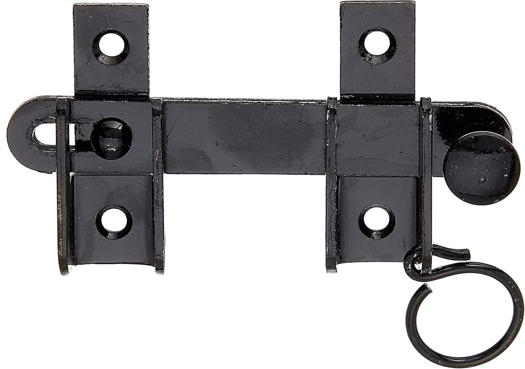  Alberts 307653 Flap Closure | With Stop | Black Lacquered | Size 120 X 65 Mm
