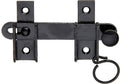  Alberts 307653 Flap Closure | With Stop | Black Lacquered | Size 120 X 65 Mm