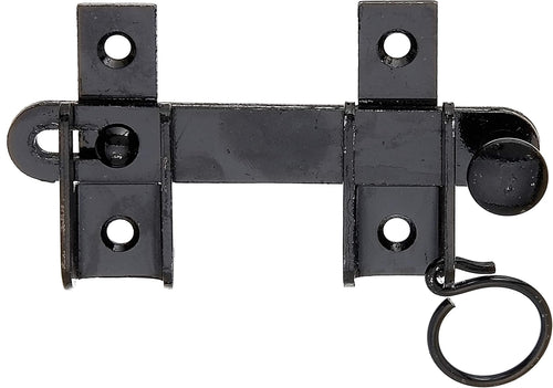  Alberts 307653 Flap Closure | With Stop | Black Lacquered | Size 120 X 65 Mm