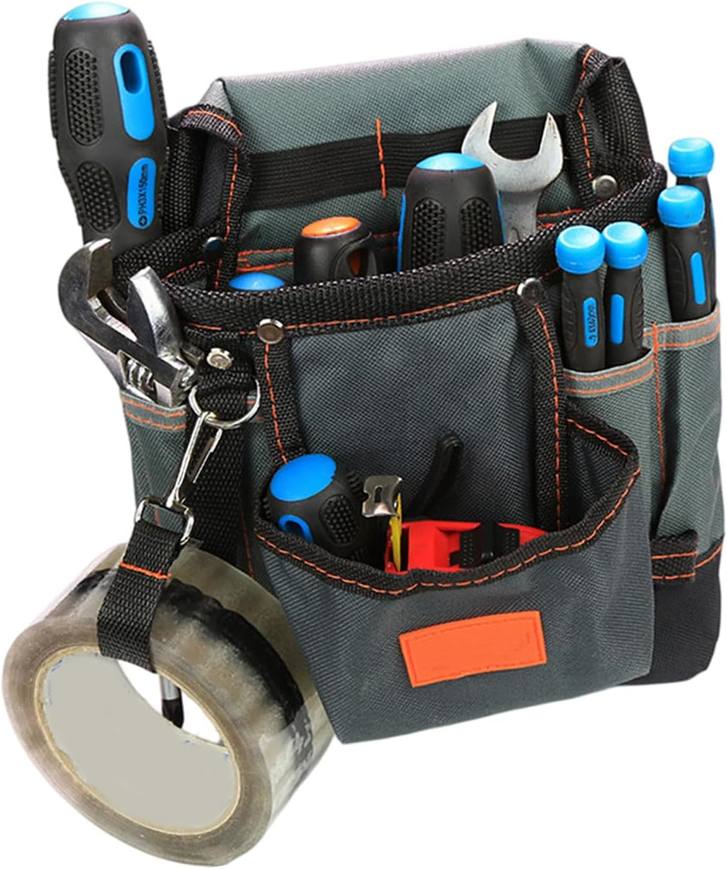  Sac Banane Multifonctionnel, Poches à Outils, Sac En Tissu Oxford, Organisateurs De Maintenance, Sacs Hanches, Porte-ceinture, Ceinture Réglable En Tissu Oxford, Plusieurs Poches Pour Une Efficacité
