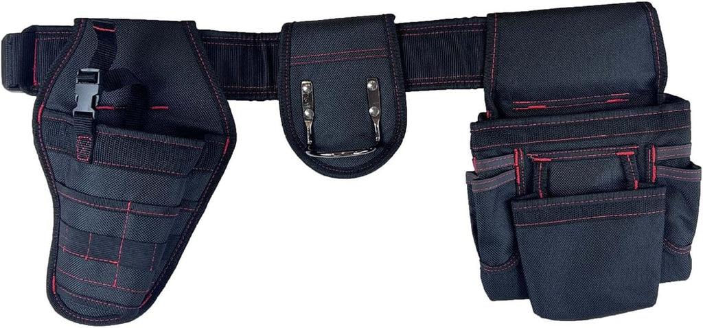  Sac à Outils Réglable Et Confortable - Multipoches De Rangement En Tissu 600D - Pour Les Travailleurs De La Construction De Jardin - Étanche