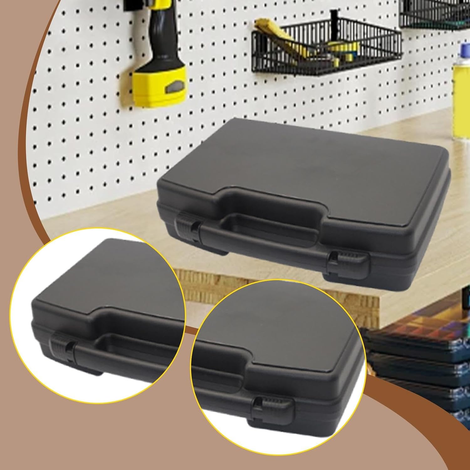  Boîte à Outils Portable, Boîte à Outils Multifonctionnelle Pour Voiture, Organisateur D'outils, Légère Pour Les Ustensiles De Cuisine, S