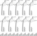  Neoteck Pack Of 10 Universal Lockable Window Handles With Double Glazing, Suitable For All Windows And Balcony Doors, Rod Length 10 Mm, 15 Mm, 30 Mm, 43 Mm, 55 Mm