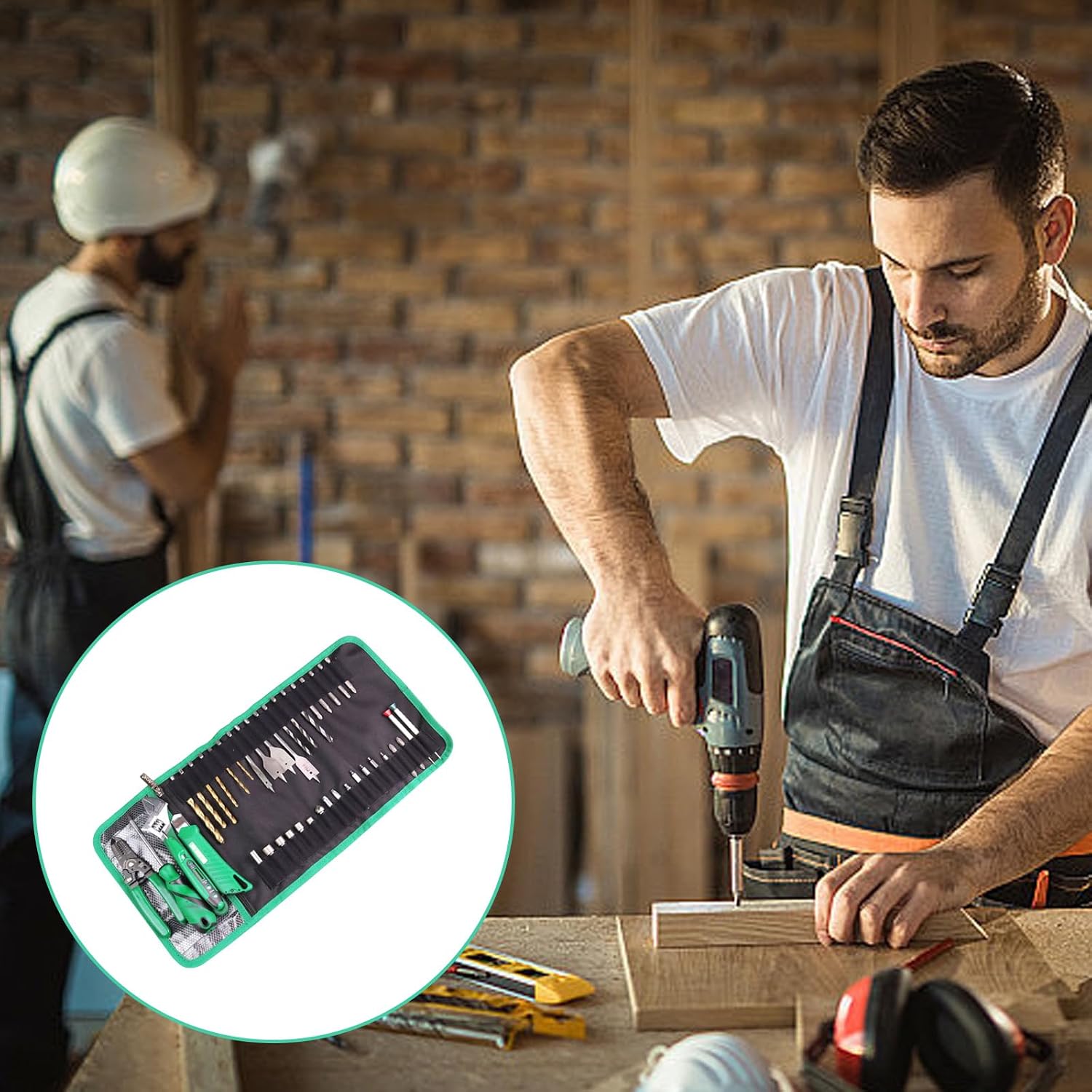  Sac à Outils Portable Pour Embouts De Tournevis Avec Compartiment En Maille Zippée Sécurisé Pour Techniciens Et Amateurs De Technicien Professionnel