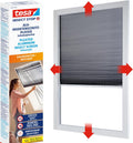  Tesa Moustiquaire Pour Fenêtre De Toit - Amovible Et Enroulable, Avec Cadre En Aluminium - Montage Facile & Sans Perçage Avec La Technologie Adhésive Tesa Powerstrips® - Blanc