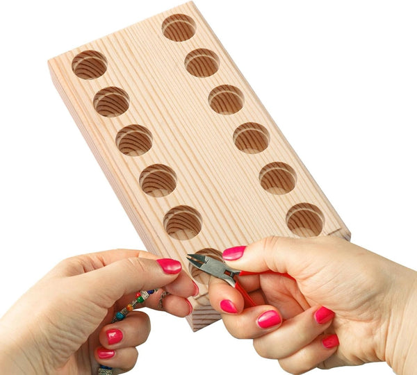 GENERIC Organiseur De Pinces | Support En Bois Multi-fentes – Organisateur D'outils De Perlage | Pour Garage, établi De Travail, Armoire, Mécanicien, Travaux De Construction