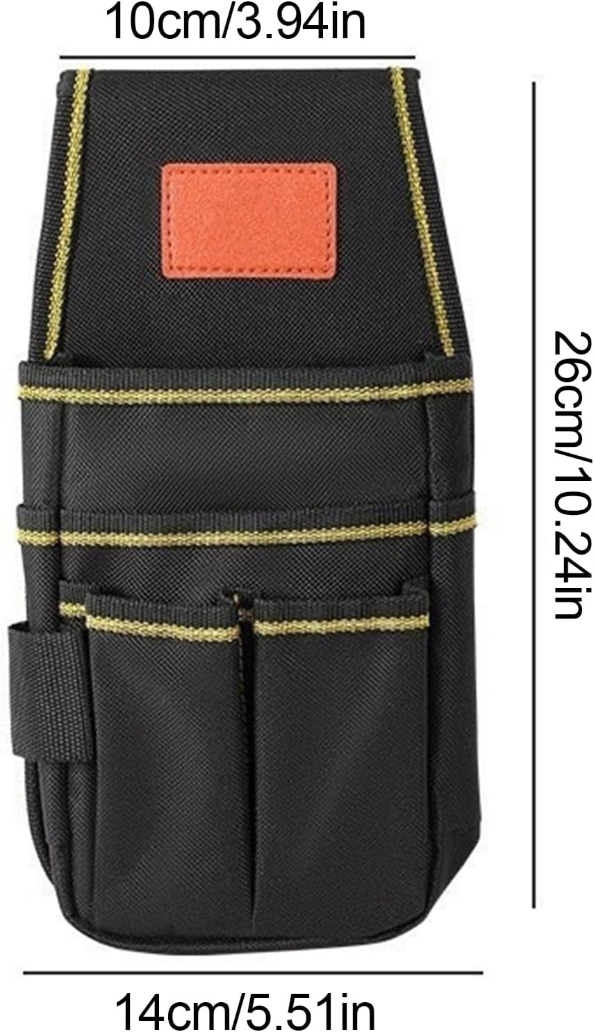 GENERIC Pochette à Outils D'électricien – Pochette De Rangement Réglable Pour L'entretien De La Construction | Sacs Porte-outils De Taille | Pour Bricoleur, Entrepreneur, Mécanicien, Plombier, Couvreur